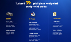 Turkcell  30. yıl çekilişinin hediyeleri sahiplerini buldu!