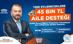 Arnavutköy Belediyesi'nden Yeni Evleneceklere 45 Bin TL Aile Desteği
