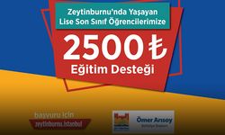 Zeytinburnu’nda Lise Son Sınıf Öğrencilerine 2.500TL Eğitim Desteği