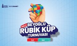 Beyoğlu Belediyesi Rubik Küp Turnuvası Başlıyor