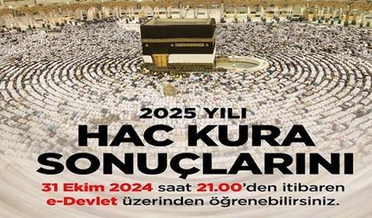 2025 Yılı Hac Kuraları Çekildi. Sonuçlar ​​​​e-Devletten ​öğrenilecek