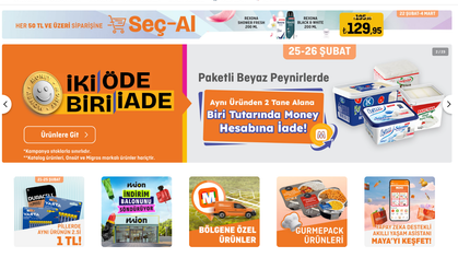 MİGROS Peynirlerde 2 Öde, 1'i Money İade!