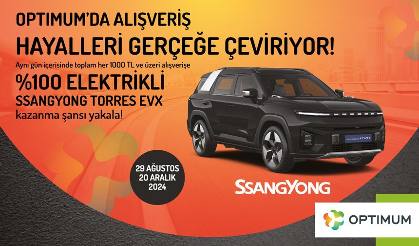 İzmir Optimum AVM Ssangyong Torres Çekilişi